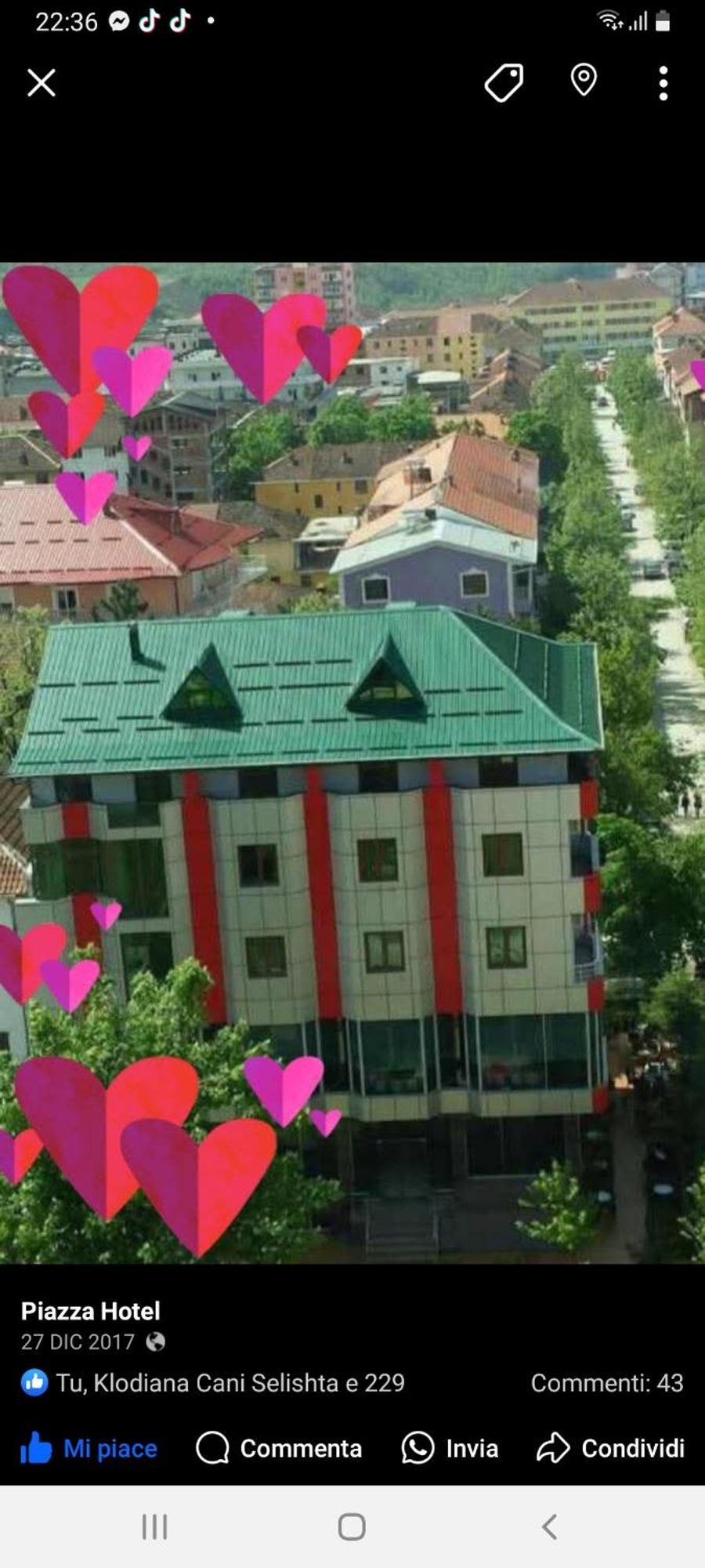 Hotel Piazza Peshkopi ภายนอก รูปภาพ